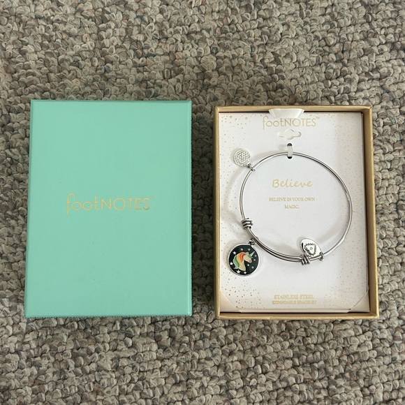 FootNOTES stainless steel bracelet unicorn - Picture 8 of 8